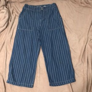 Seven Blue, White Stripes “Boho” Wide Legged Pants